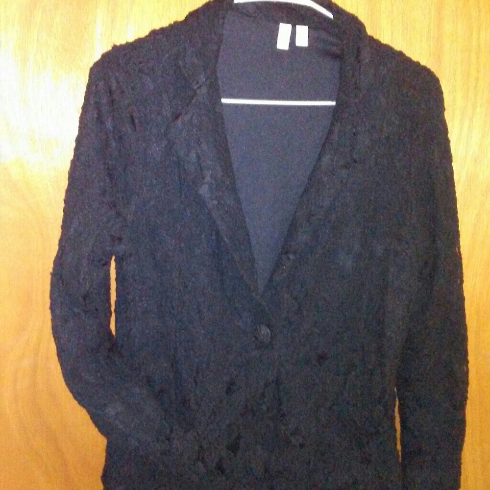Madison black lace blazer/ jacket